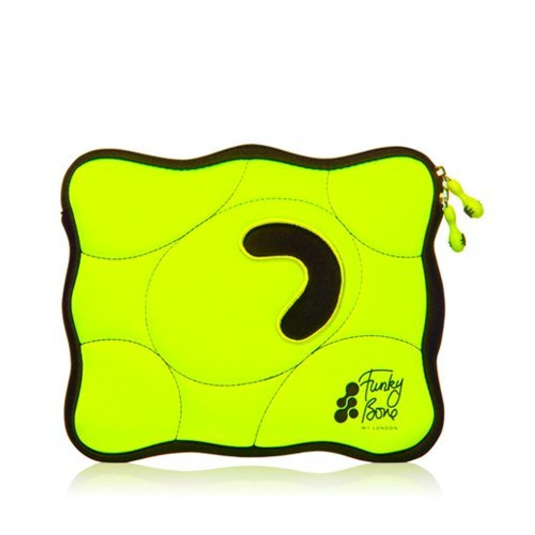 9.7" 英国W1-LONDON Funky Bone iPad保护套 - 莱姆绿 - 电脑包 - 其他材质 