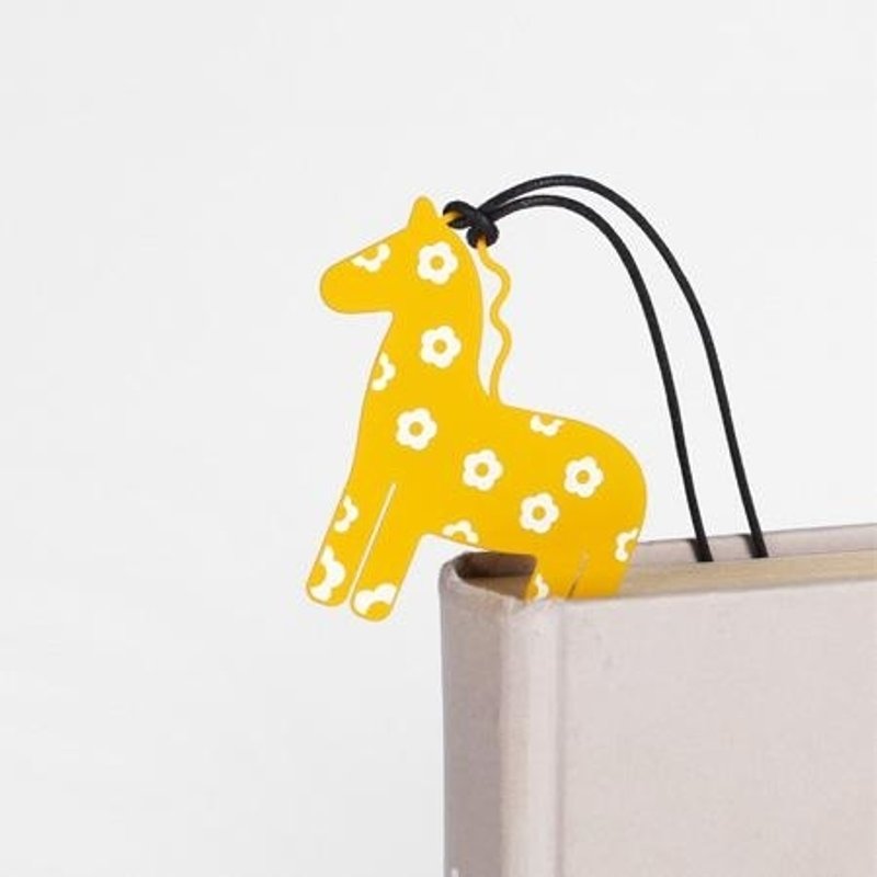 Bookfriends-缤纷小马彩色造型书签-花朵,BZC22049 - 书签 - 其他金属 黄色