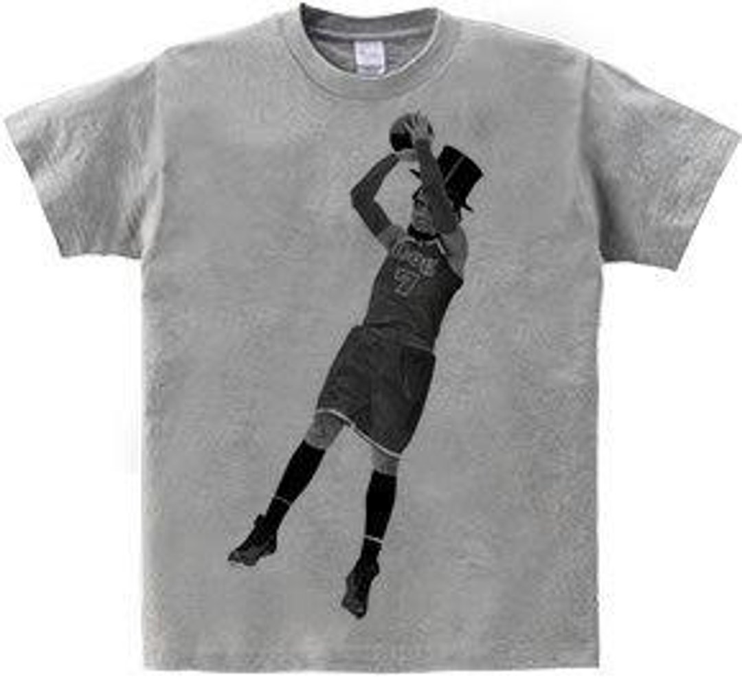 jump shot classic (T-shirt 5.6oz gray) - 男装上衣/T 恤 - 其他材质 
