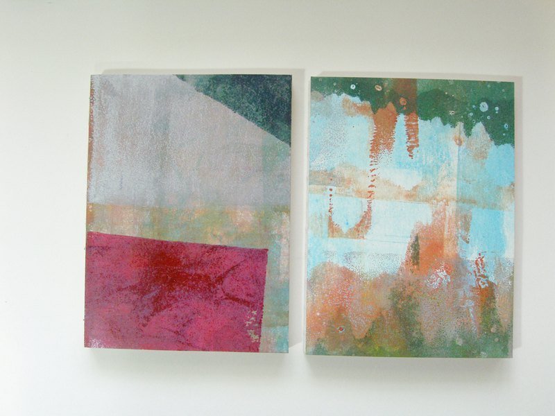 III刷色大笔记-水边的几合 - 笔记本/手帐 - 纸 