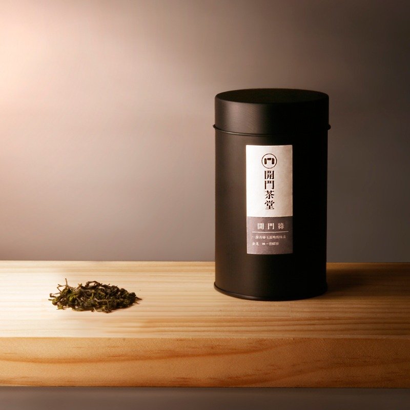 开门茶堂 开门绿(有机碧螺春) -罐装茶叶/50g - 茶 - 其他材质 绿色