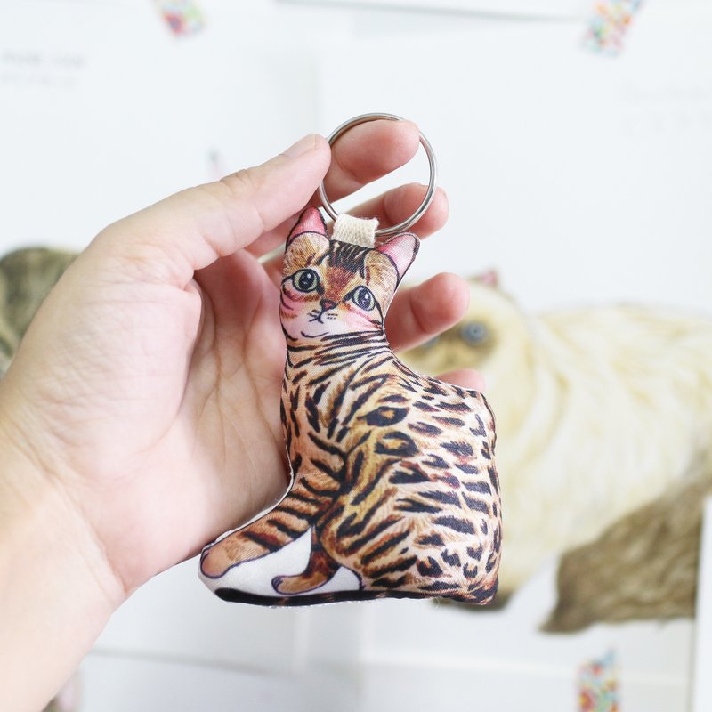 可爱钥匙串娃娃 - 钥匙链/钥匙包 - 其他材质 咖啡色