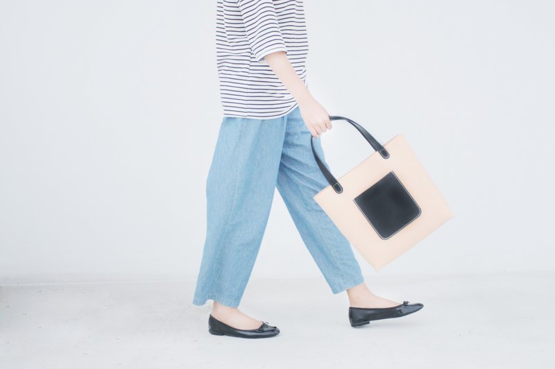 真皮手作｜典雅气质 野餐包 托特包 随身提包 定制化 免费打印名字 [ZAKKA推荐] - 手拿包 - 真皮 红色