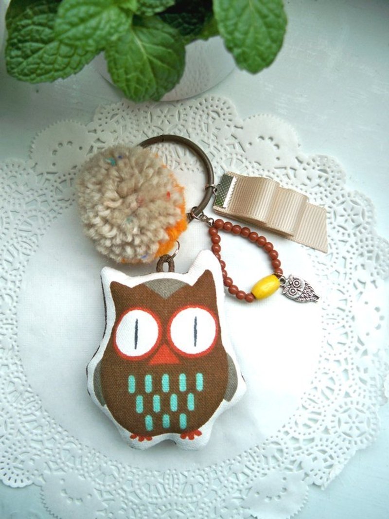 萌猫头鹰吊饰-G - 吊饰 - 其他材质 多色