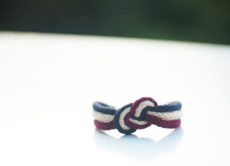 水手结手带 品牌经典版本 原创设计by Captain Ryan - Sailor's Knot Bracelet - Classic Edition by Captain Ryan - 手链/手环 - 棉．麻 多色