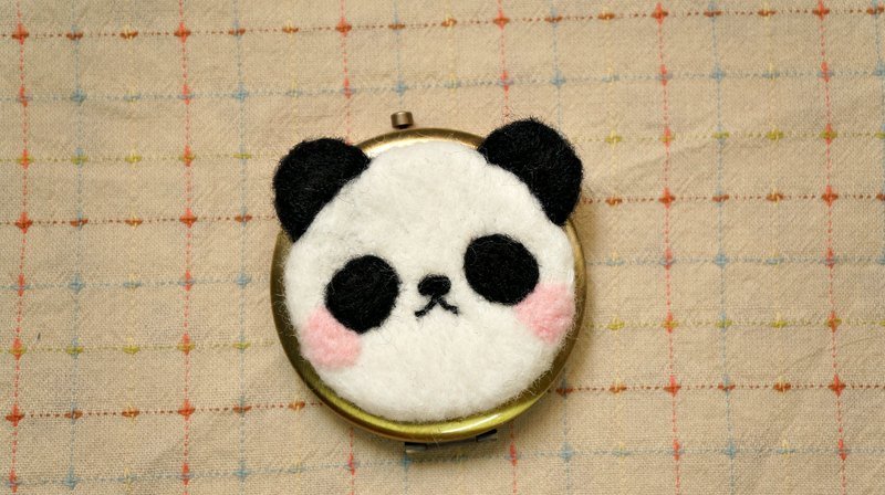 熊猫儿魔镜 - 羊毛毡 - 其他 - 羊毛 白色