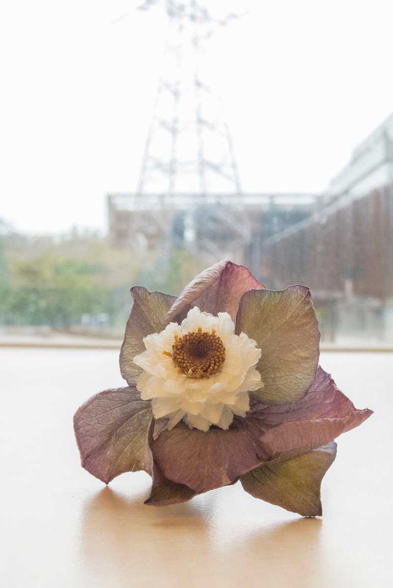 Kinki手作 古典法式花戒指 - 戒指 - 植物．花 紫色