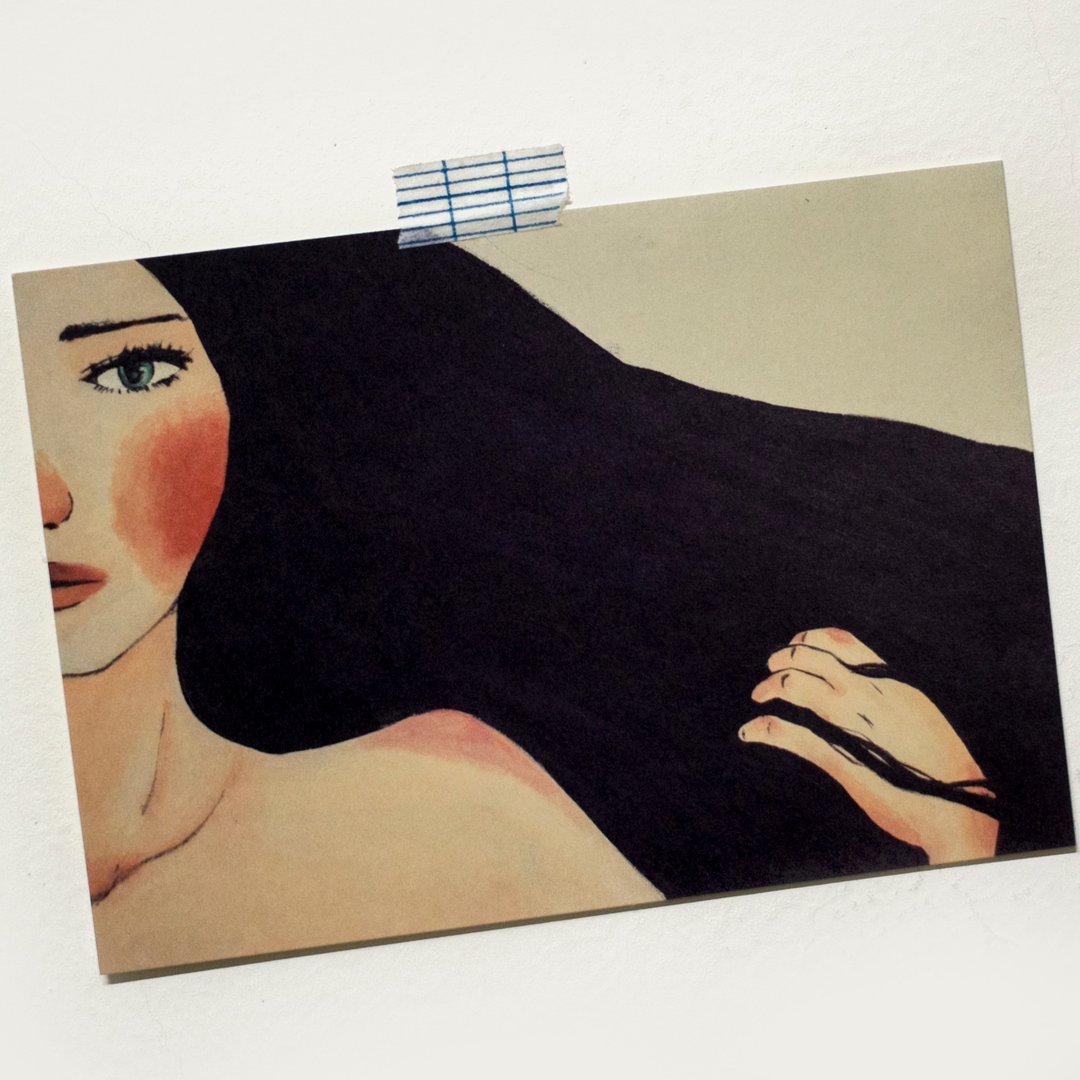 summer falling 插画明信片 - 卡片/明信片 - 纸 多色