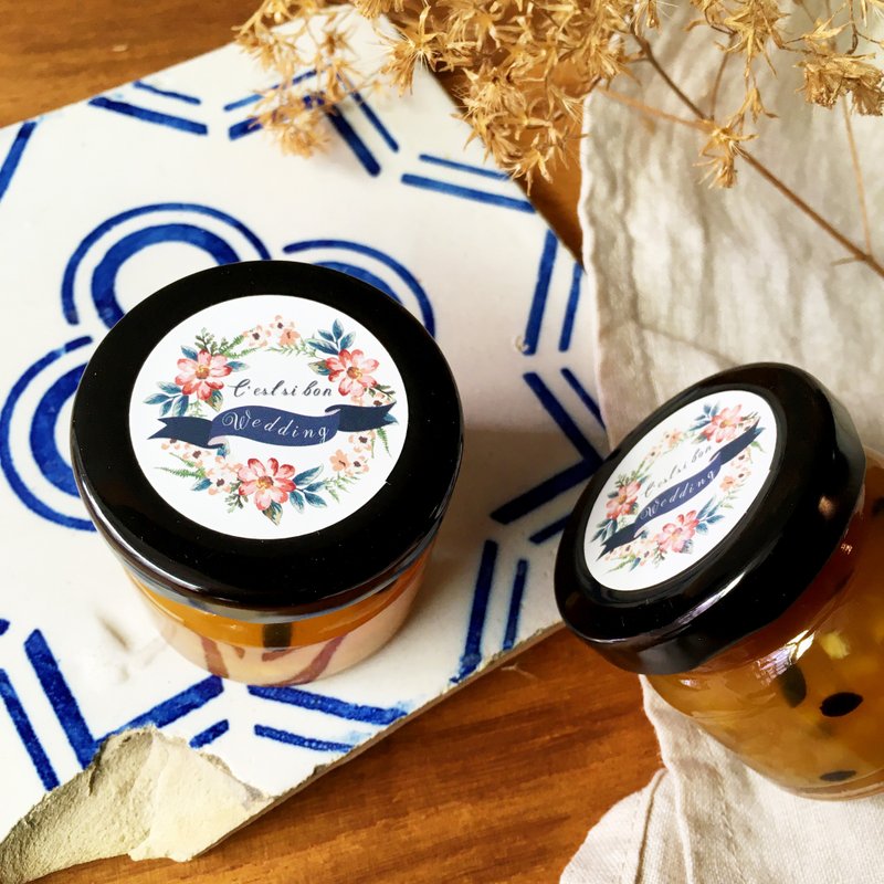 手作果酱 | 50g | 裸装圣诞礼物/婚礼小物 交换礼物 - 果酱/抹酱 - 新鲜食材 多色