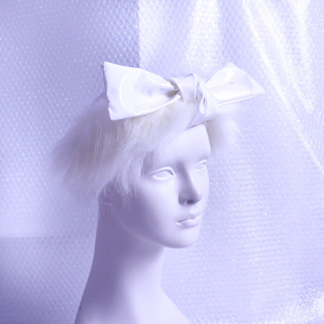 爱的活塞引擎Hairband发带（雪白） - 发饰 - 其他材质 白色