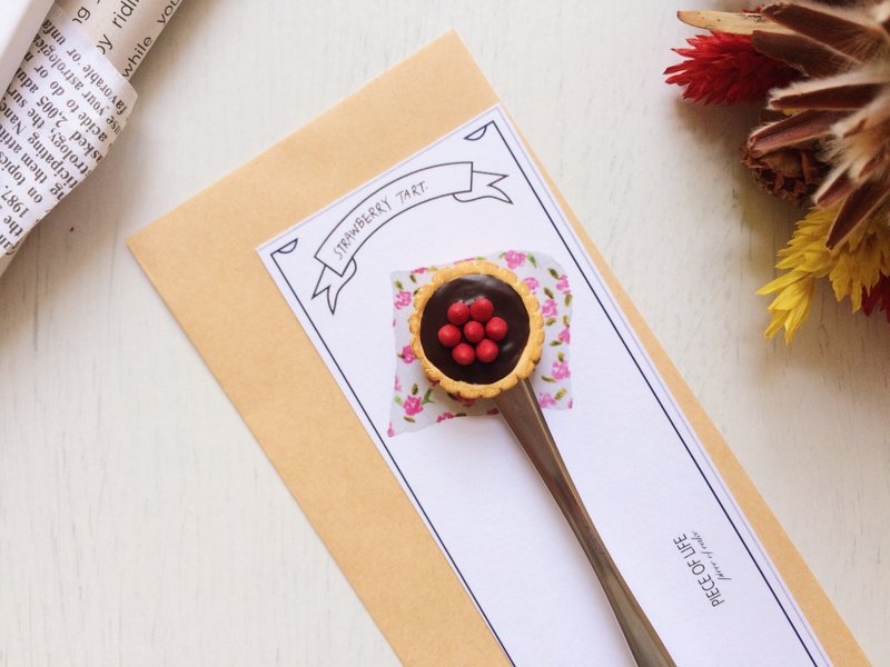 草莓塔/Strawberry Tart - 其他 - 粘土 咖啡色