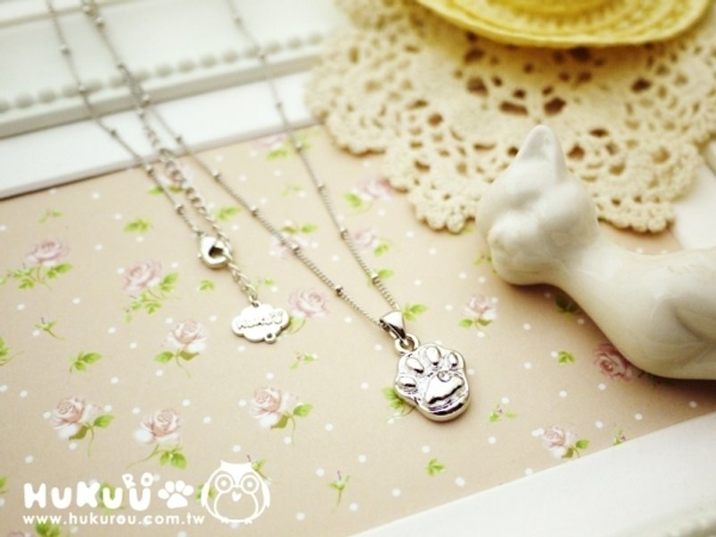 §HUKUROU§饰品·杂货§《MEOW系列》立体小猫掌项链-3色 - 项链 - 其他金属 多色