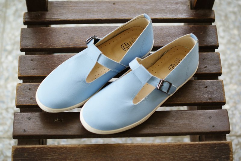 【七月小惊喜：运命の靴】限定出清鞋/经典日/梦幻蓝花布/24号/只有一双 - 女款休闲鞋 - 其他材质 蓝色