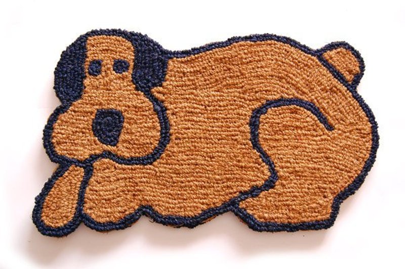 地球树fair trade-新品“家居系列”-椰子叶手编小狗造型脚踏垫 - 植栽/盆栽 - 植物．花 