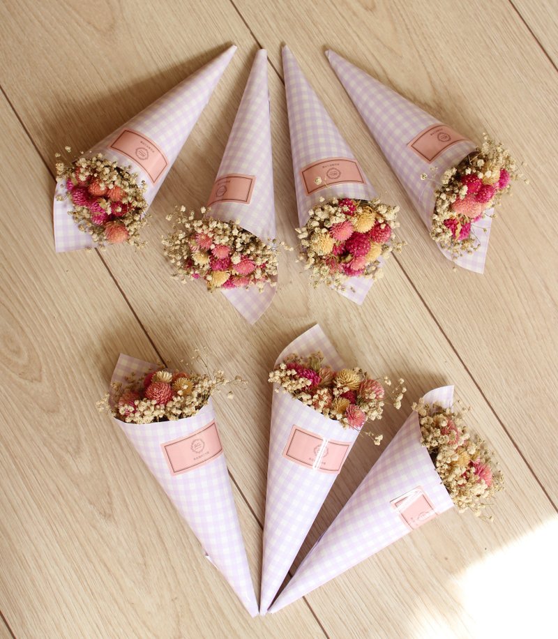 Flover芙拉设计 干燥甜筒花 婚礼小物 伴娘礼 捧花礼 婚礼布置 - 植栽/盆栽 - 其他材质 