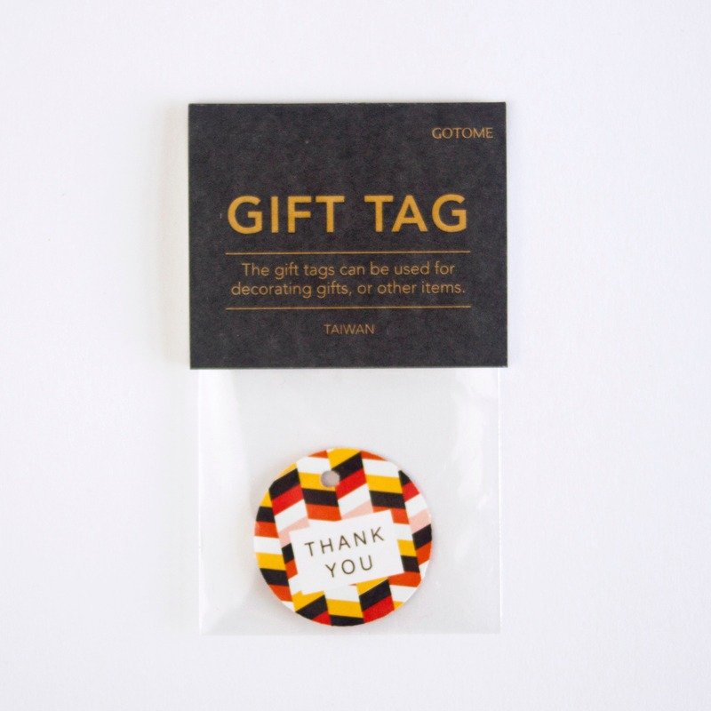 GOTOME | 礼物吊卡 感谢普普风20入 | 包装材料吊牌 | 定制化印刷 - 包装材料 - 纸 