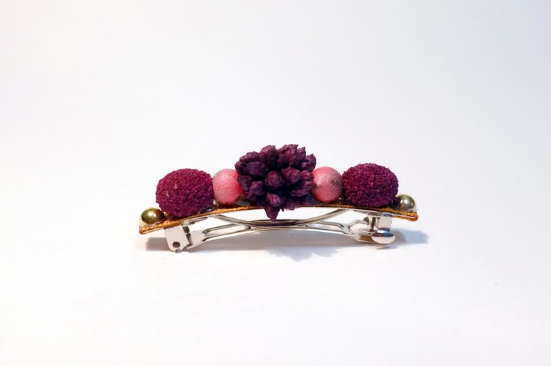 森林莓菓香氛花菓发夹 - 发饰 - 其他材质 紫色