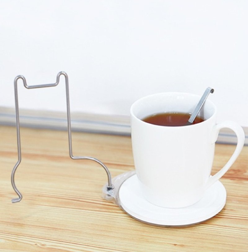 转杯架(狗) 吸水杯垫 杯架 附调棒 马克杯 - 杯垫 - 其他材质 白色