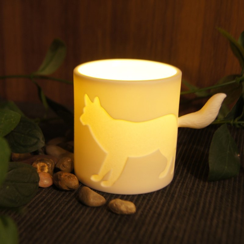 好合苑 狐狸光韵茶杯-白色 - 咖啡杯/马克杯 - 其他材质 