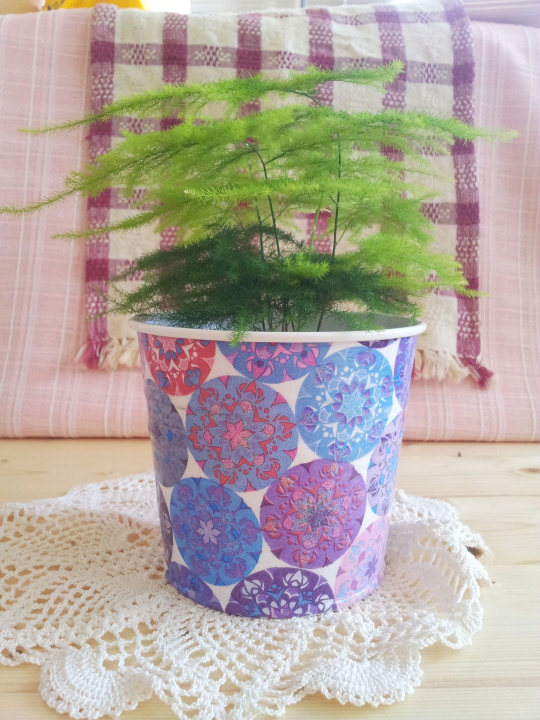 紫色圆圈花/花器 - 植栽/盆栽 - 其他金属 紫色