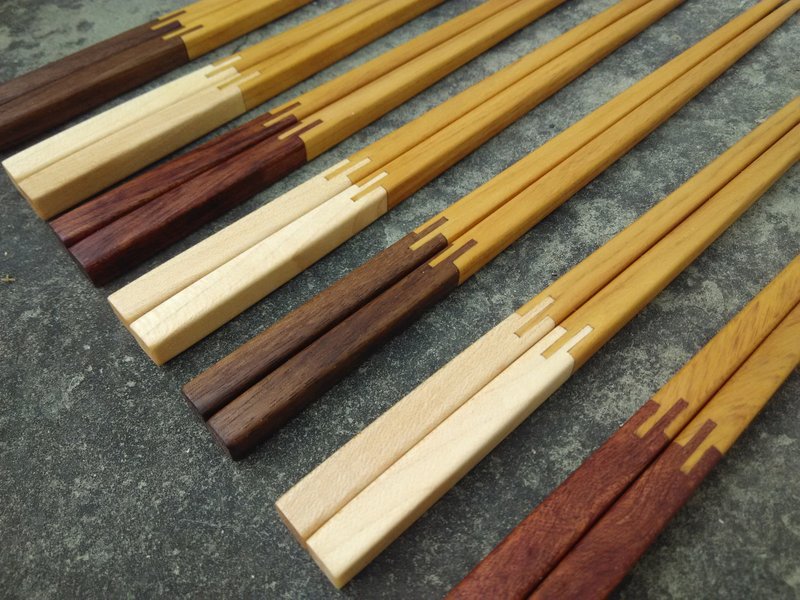 【original.木】双色好食_双色"桧" (限量) - 筷子/筷架 - 木头 