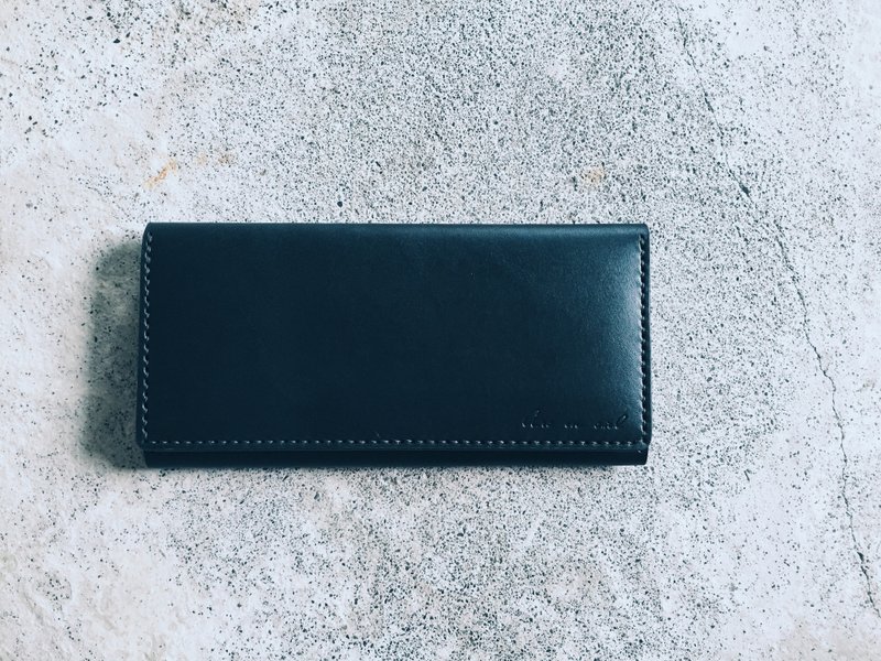 简约长夹 - 皮夹/钱包 - 真皮 黑色