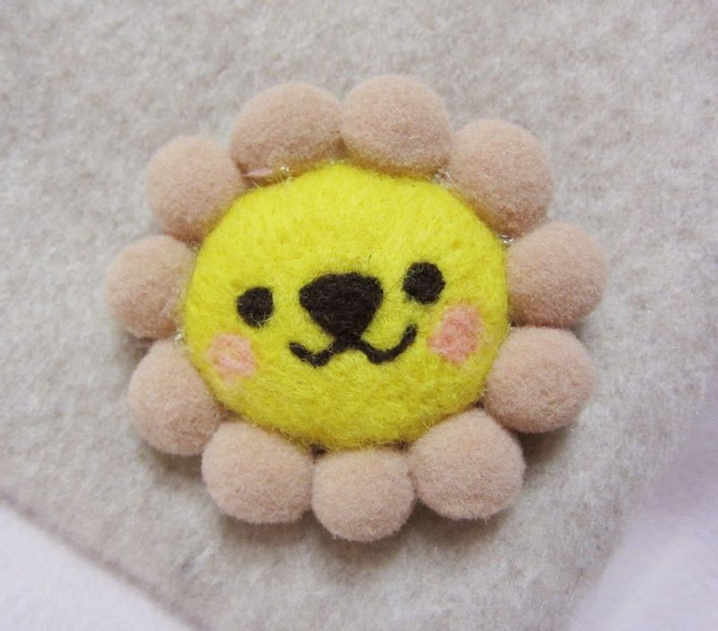 小狮子 万用收纳袋 可当铅笔袋.化妆包.外出手拿包 - 其他 - 羊毛 