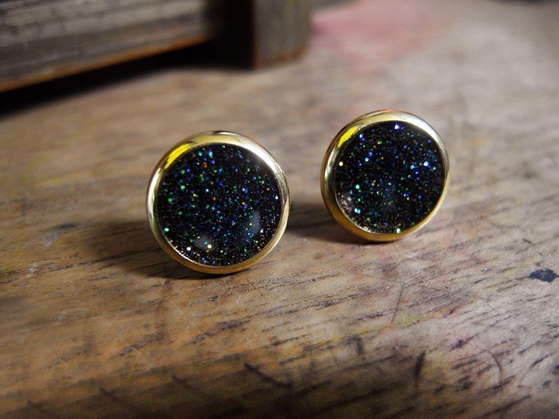 复时品【早期手工耳环：闪闪闪】 - 耳环/耳夹 - 其他材质 多色