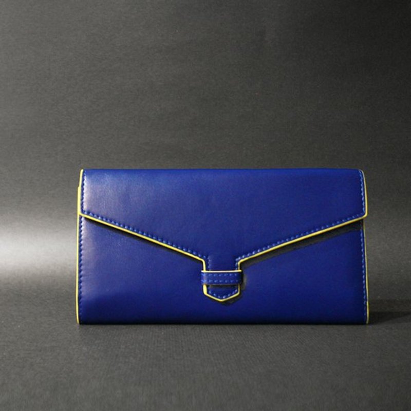 Passion 长夹蓝色 - 零钱包 - 真皮 红色