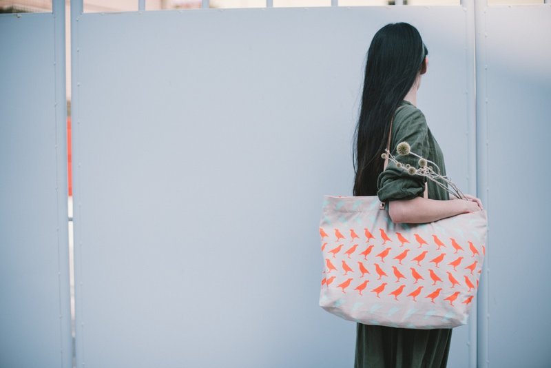 皮把大托特包/台湾八哥2号/清透黄 - 侧背包/斜挎包 - 其他材质 金色