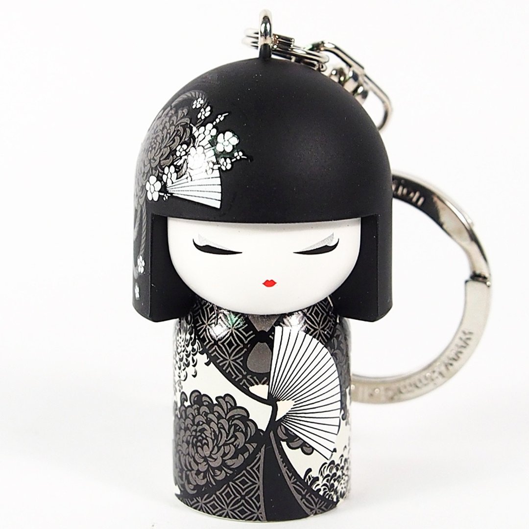 钥匙圈-Shigemi 生气蓬勃【Kimmidoll 和福娃娃钥匙圈】 - 钥匙链/钥匙包 - 其他材质 黑色