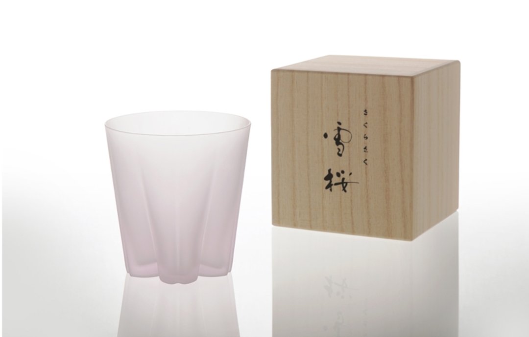 樱花杯 - 粉红雪樱 SAKURASAKU pink - 咖啡杯/马克杯 - 玻璃 粉红色