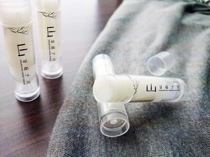 【盲藤手作-润】甜杏仁蜂蜡护唇膏 - 其他 - 植物．花 白色