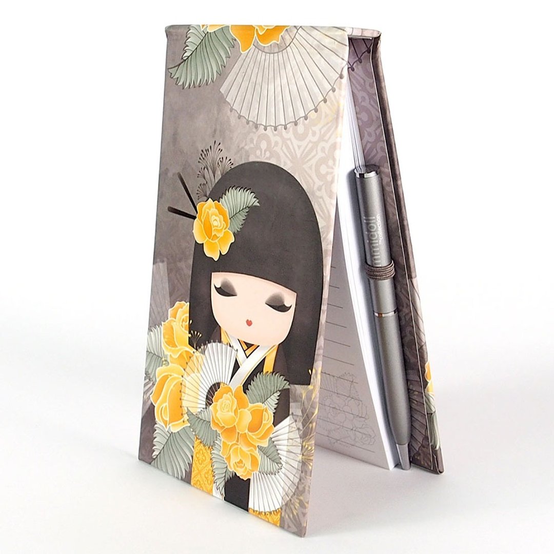 记事本80页附笔-Naomi 真诚美丽【Kimmidoll 和福娃娃】 - 笔记本/手帐 - 纸 金色
