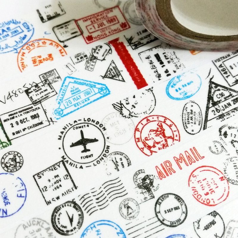 纸胶带 行万里路 - 纸胶带 - 纸 