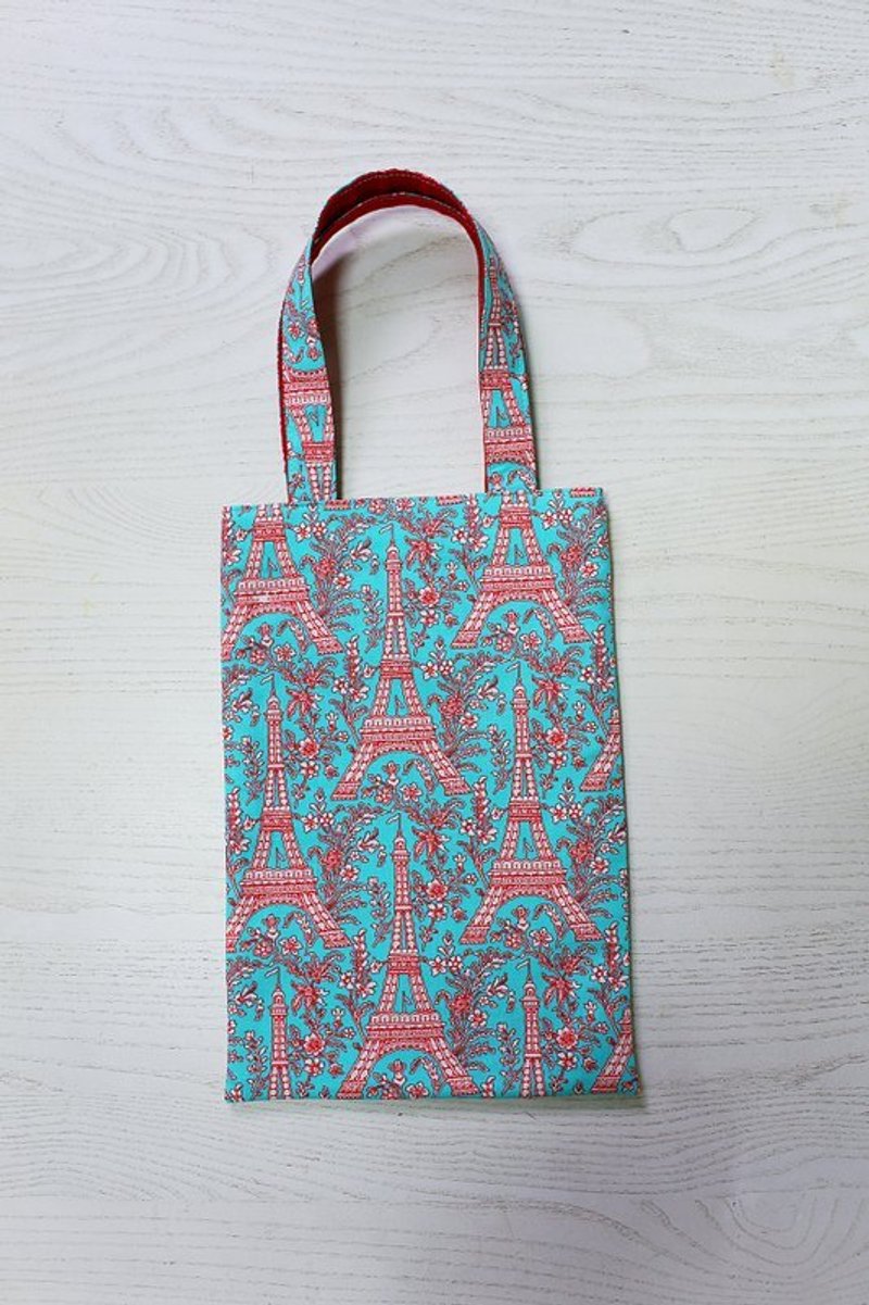 AL handmade 简单又缤纷散步包 (艾菲尔) - 手提包/手提袋 - 其他材质 蓝色