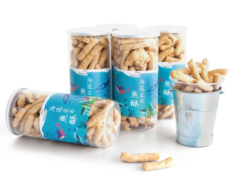 新鲜鱼骨头酥 - 手工饼干 - 新鲜食材 蓝色