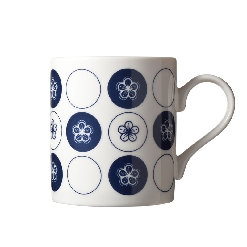 玩美文创  Formosa  梅花马克杯 - 咖啡杯/马克杯 - 瓷 蓝色