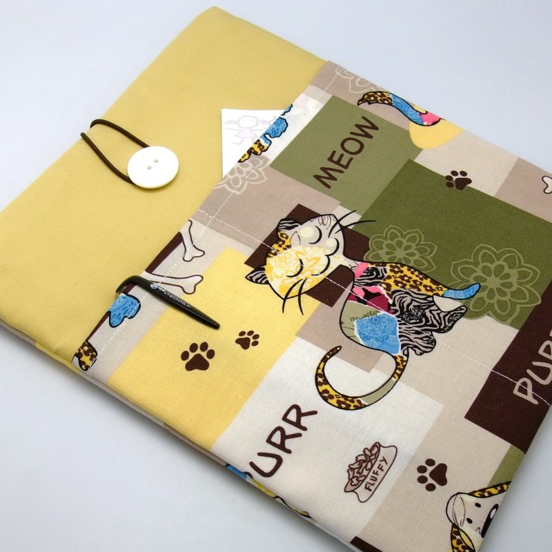 Macbook case, Laptop/Computer case (量身订制) 电脑包 (M-80) - 平板/电脑保护壳 - 棉．麻 金色