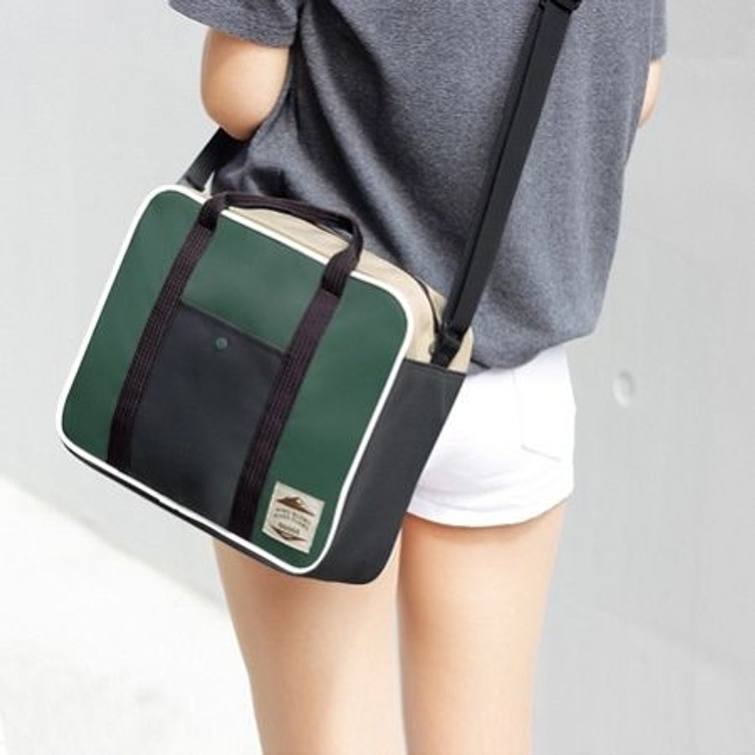 Dessin x Iconic-Cube bag方块肩背包V.2-森林绿,ICO81258 - 侧背包/斜挎包 - 其他材质 绿色