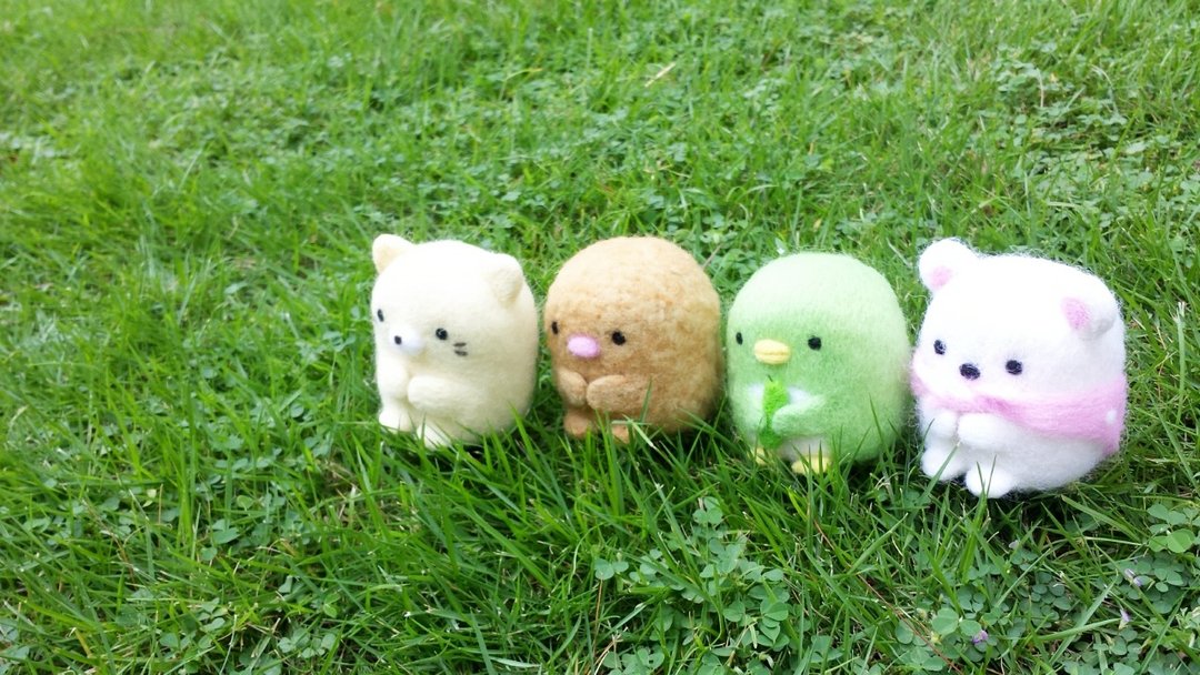 角落生物 Sumikko Gurashi - 编织/刺绣/羊毛毡/裁缝 - 羊毛 