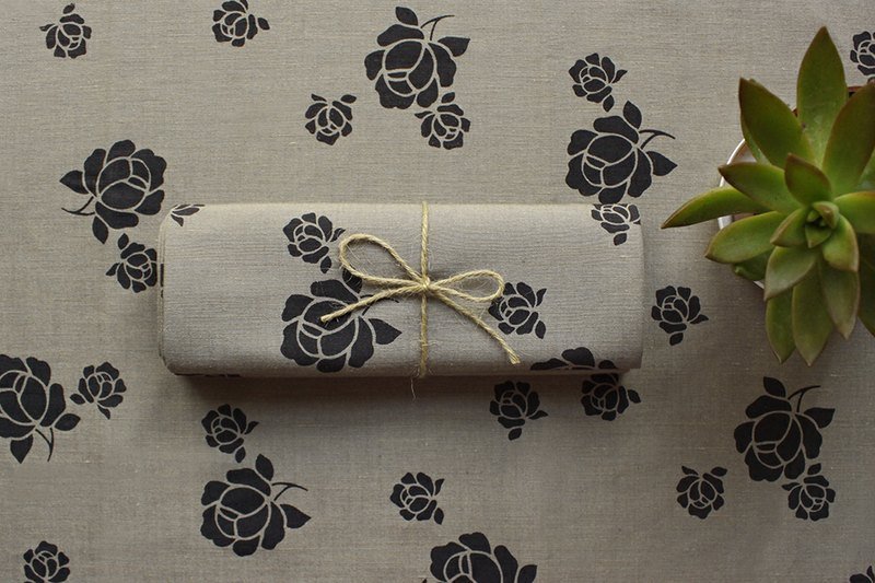 印花布料-塑胶袋花纹/摩卡咖啡色 - 其他 - 其他材质 咖啡色