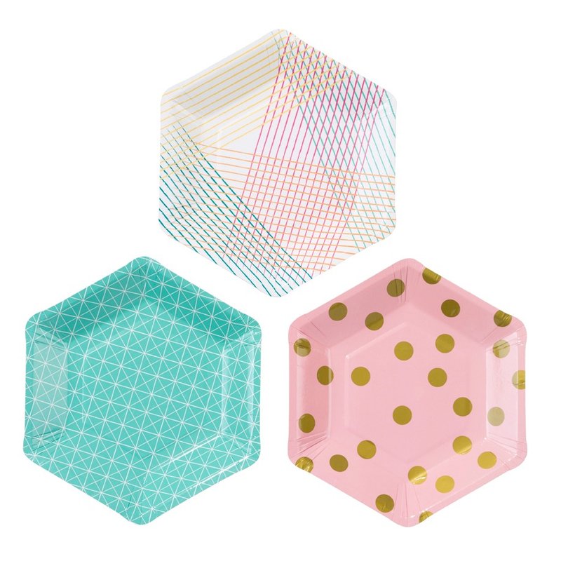 《狂欢时刻 § 餐盘》英国Talking Tables派对用品 - 浅碟/小碟子 - 纸 多色