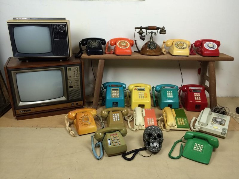 古董老品电视转盘电话bauhaus工业风乡村杂货zakka普普风loft北欧风eames咖啡文创市集lomo摄影ikea古着 - 摆饰 - 塑料 多色