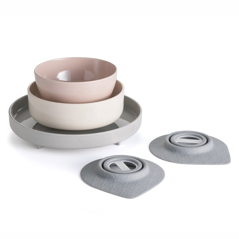 Miniware 天然宝贝儿童学习餐具 小食神五入组-街头纽约客 - 儿童餐具/餐盘 - 环保材料 