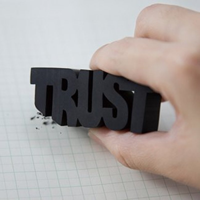 信任橡皮擦 TRUST ERASER - 其他 - 其他材质 黑色
