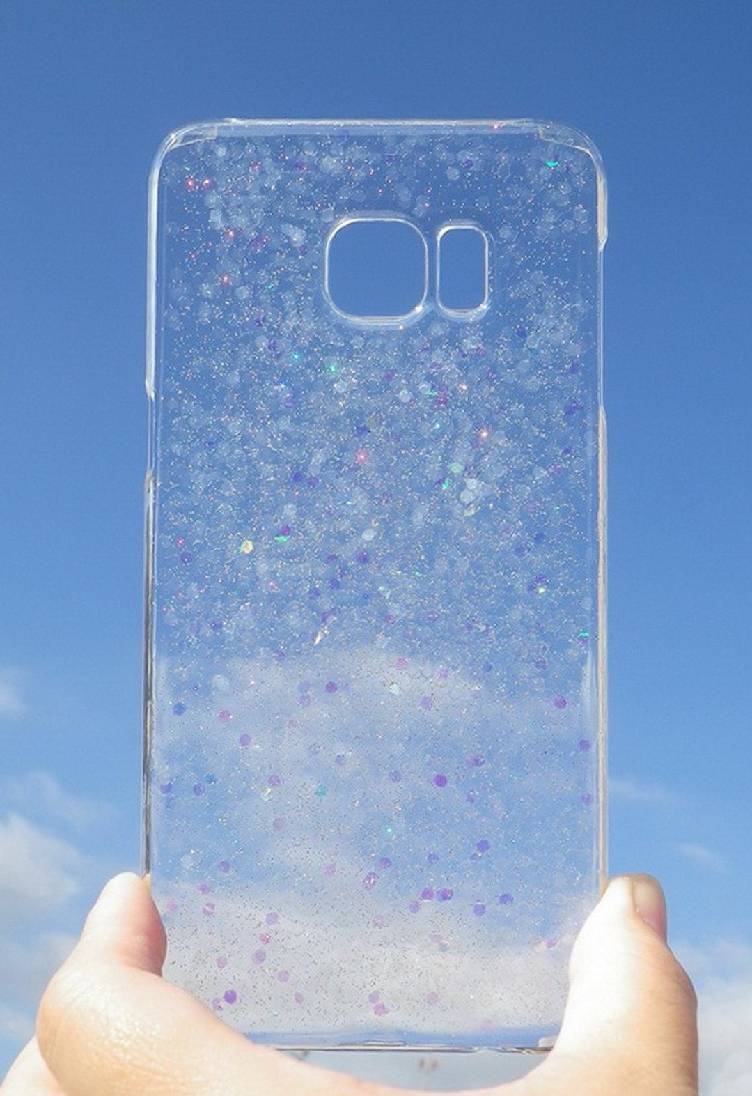 Anny's workshop手作押花手机保护壳，适用于Samsung Galaxy S6 & S6 Edge+，藏不住的低调 - 其他 - 塑料 白色