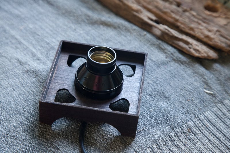 【方型标准款】Mr.Light灯饰底座_限搭配mrlight灯罩使用 - 灯具/灯饰 - 木头 