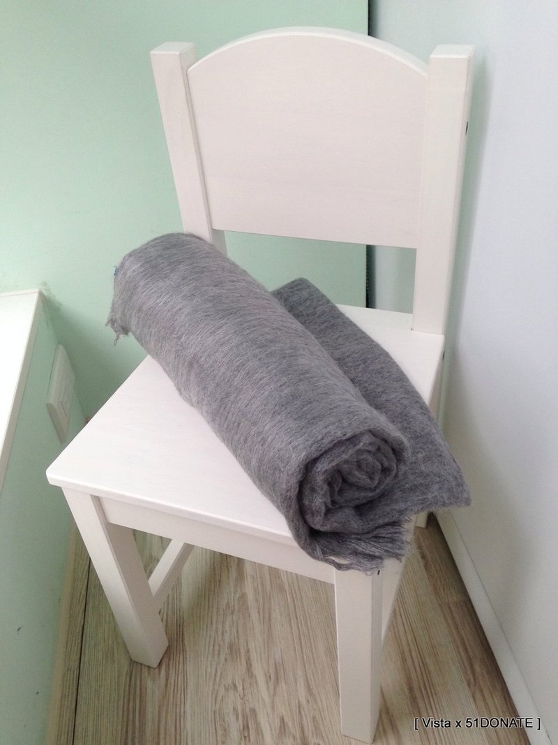 Vista[见闻]，南美洲，手作羊驼披肩 (2014单一款) - 丝巾 - 其他材质 灰色