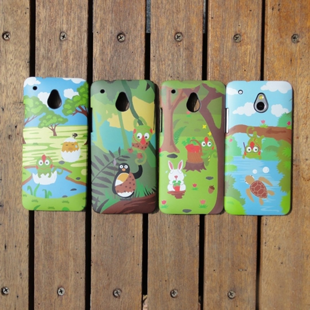 Kalo 卡乐创意 hTC One mini 童话彩绘风格保护壳 - 其他 - 塑料 绿色